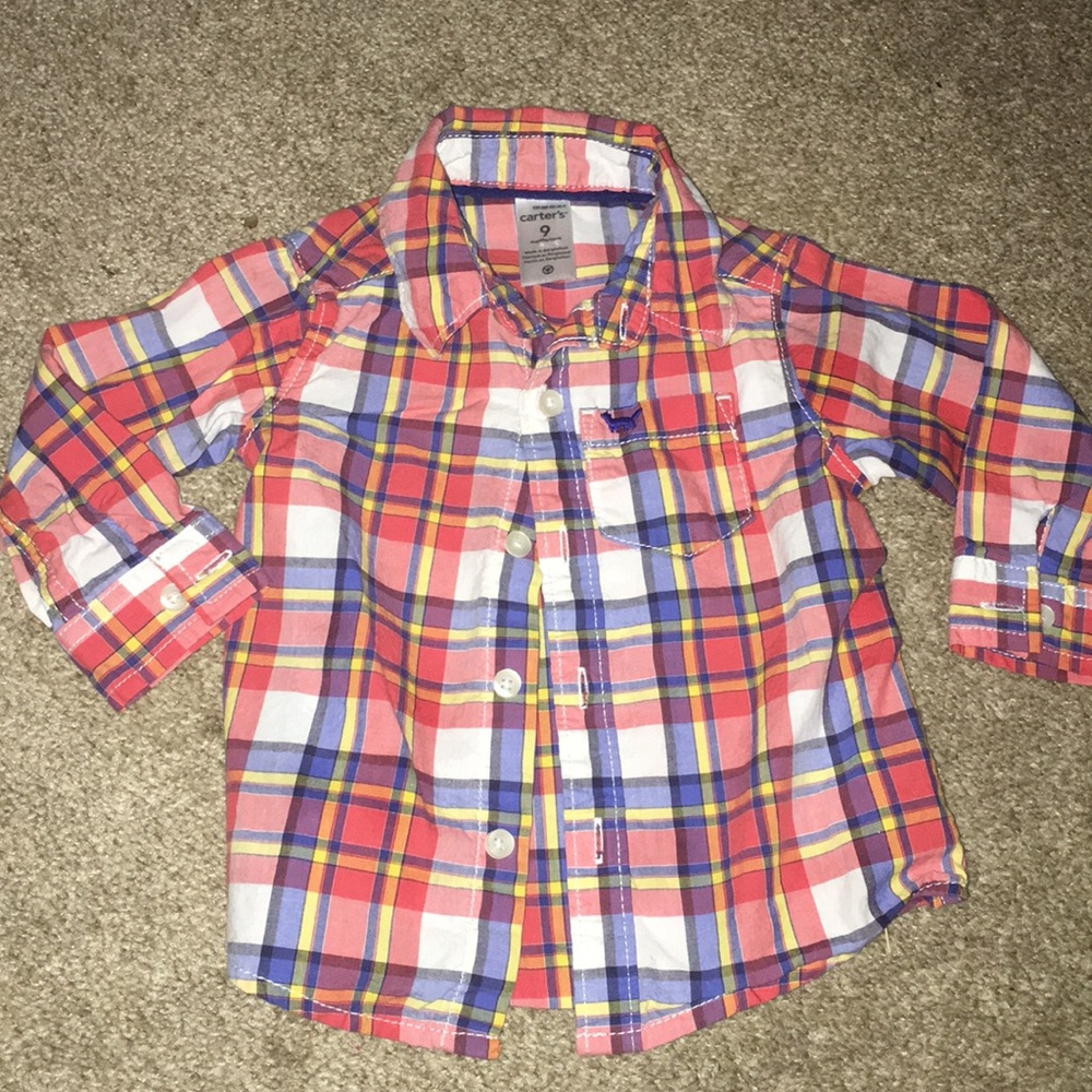 3 boys Long sleeve button down